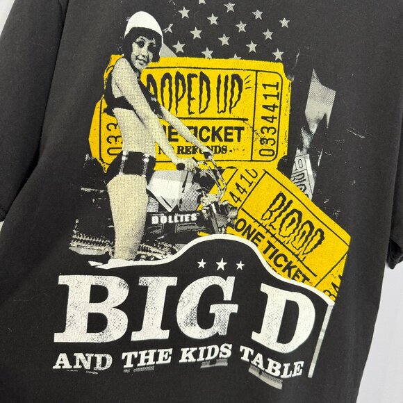 Big D And The Kids Table One Ticket Blood Black T Shirt - Picture 4 of 5